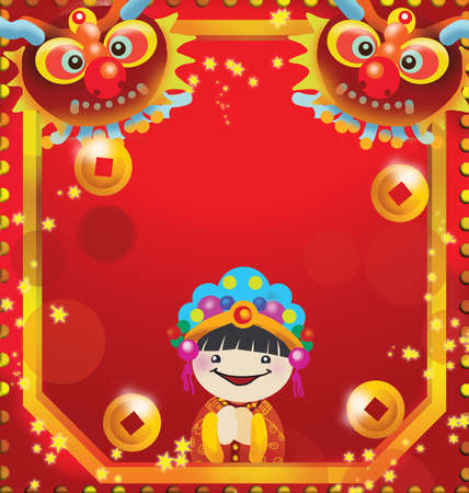 Happy Chinese new yearの写真素材