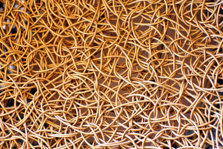 rattan chair texture background pictureの写真素材