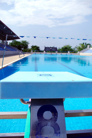 sports competition standard Swimming and diving Pool