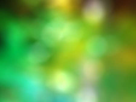 blur green lights abstract background
