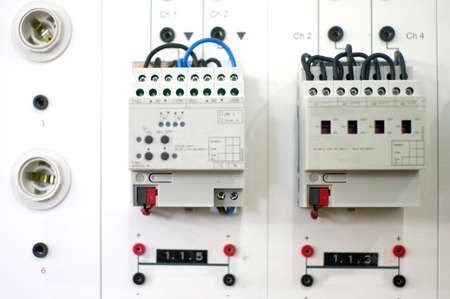 electric board system, KNX and home automationの写真素材