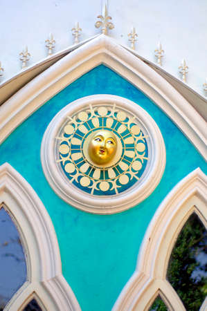 sun ornament for architect decorationの写真素材