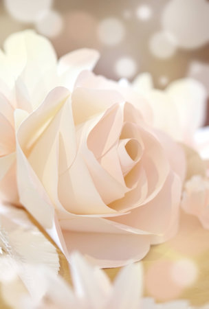 white rose flower wedding, valentine backgroundの写真素材
