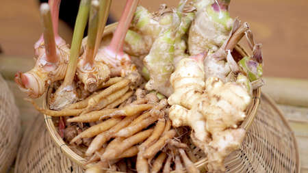 Thai and Asian food exotic cuisine spicesの写真素材