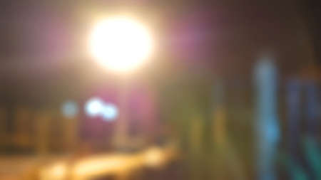 Blur background colourful at construction site nightの写真素材