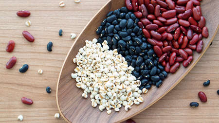 beans red black and job's tear multigrain protien foodの写真素材