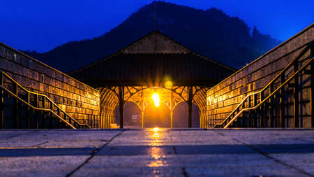 Landmark view of stanley beach in Hong Kong. Beautiful architecure and nature scenic viewの写真素材
