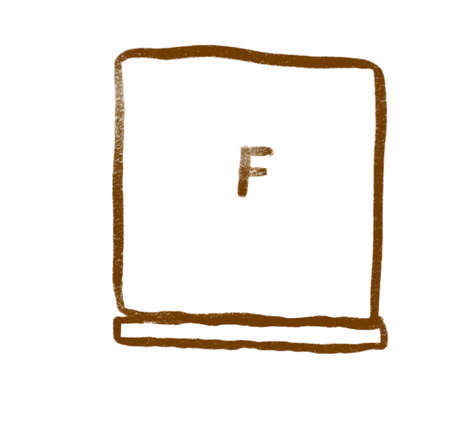 Interior furniter plan top view element layout doodle drawing sketchの写真素材