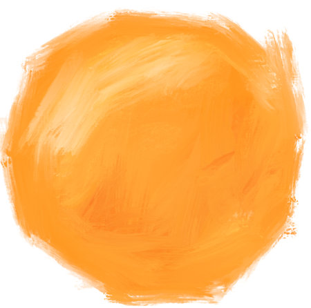 circular sphere oil painting stroke texture shape box artistic artの写真素材