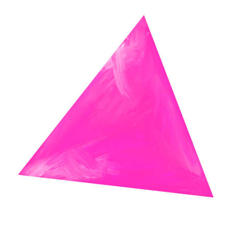 triangle shape oil painting stroke texture artistic art box