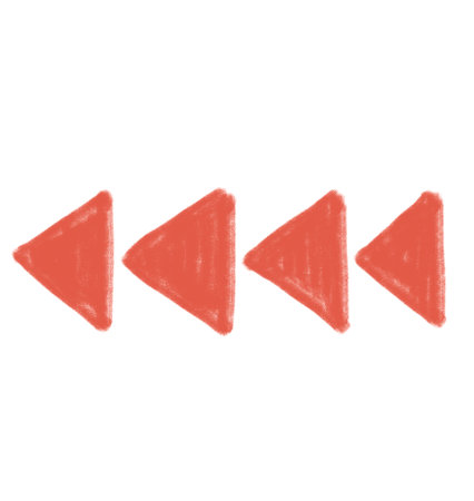 Freeform hand doodle freehand arrows line and shape sketch art
