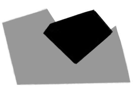 Blue grey black Geometric rectangle minimal style element hand drawing illustration