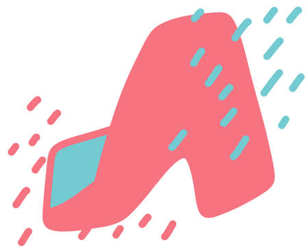 freeform  hand drawn organic element pastel color scheme minimal decoration elements boho style artの写真素材