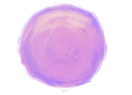 Organic oil painting circle sphere stroke artistic abstract element backgroundの写真素材