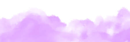 Watercolor wave banner pastel color mixing boarder elements paintingの写真素材