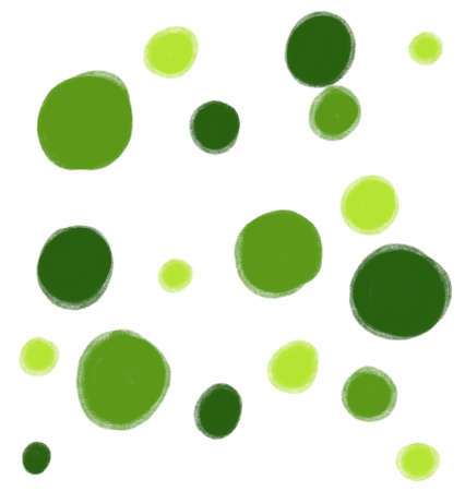 avocada green dots graphic drawing painting illustration element artの写真素材