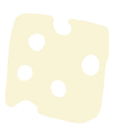 Cheese breakfast food set elements hand drawn doodle minimal style pastel color illustration artの写真素材