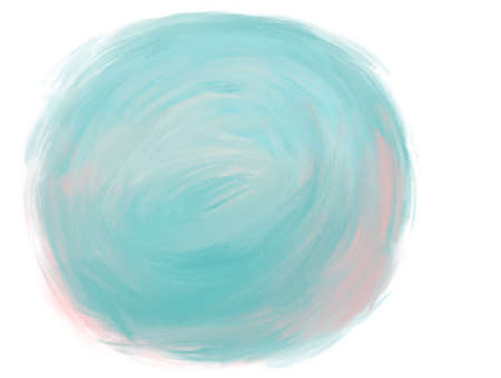 pastel oil painting brush texture geometric circle circular shape elements illustration artの写真素材