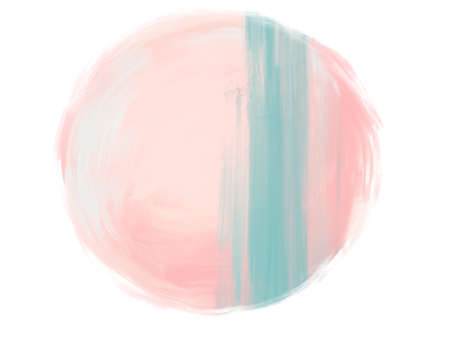 pastel oil painting brush texture geometric circle circular shape elements illustration artの写真素材