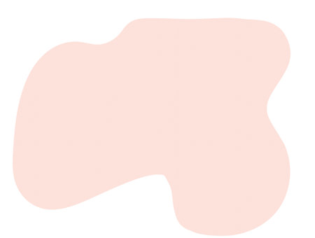 Pastel red green blob organic doodle hand drawing shape and form illustration background art elementの写真素材