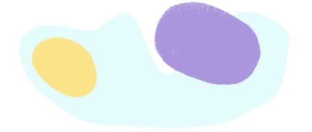 Freeform abstract shape freeform line minimal colorful decorative background element doodle artの写真素材