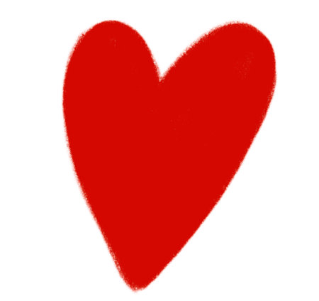Valentine heart love shape deocration hand drawing illustration element artの写真素材