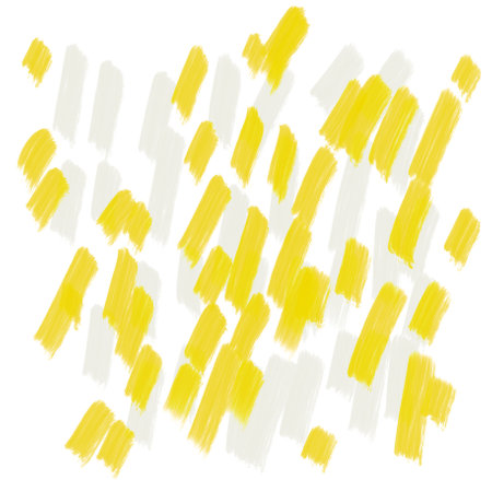 Yellow black pattern element doodle sketch oil painting brush texture background artisticの写真素材