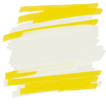 Yellow black pattern element doodle sketch oil painting brush texture background artisticの写真素材