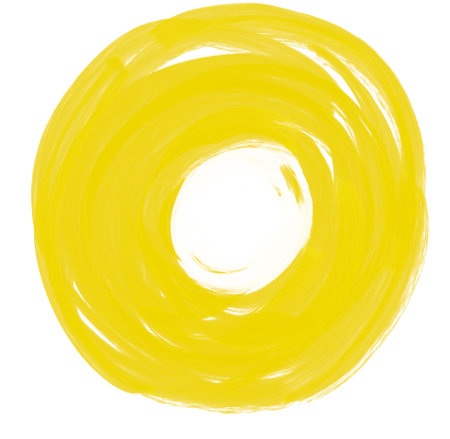 Yellow black pattern element doodle sketch oil painting brush texture background artisticの写真素材