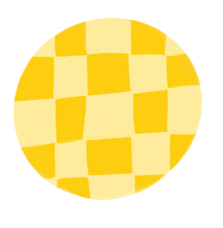 Check checker checkered pattern retro abstract background illustration hand drawing artの写真素材
