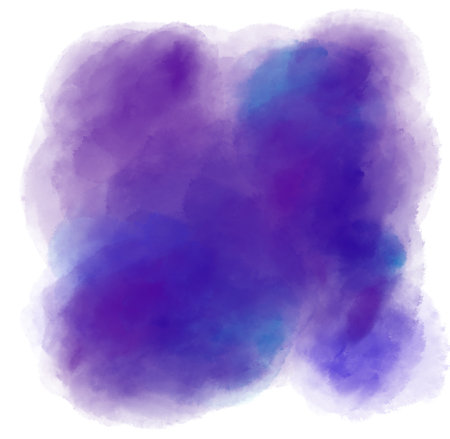 Blue purple watercolor painting spot bubble texture artistic illustration artの写真素材