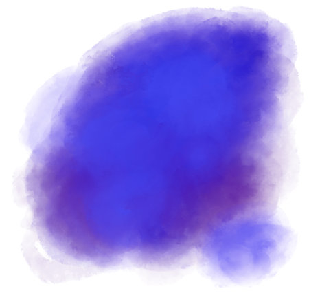 Blue purple watercolor painting spot bubble texture artistic illustration artの写真素材