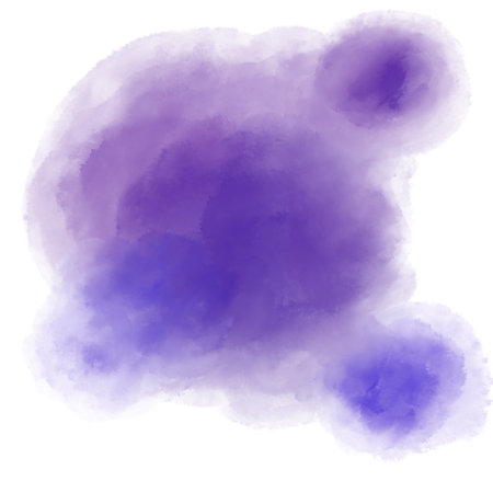 Blue purple watercolor painting spot bubble texture artistic illustration artの写真素材