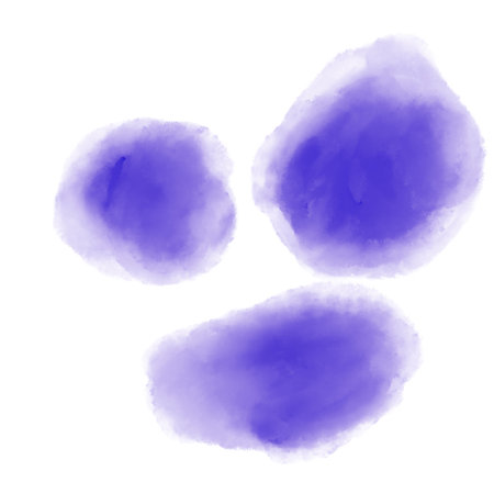 Blue purple watercolor painting spot bubble texture artistic illustration artの写真素材