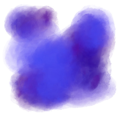 Blue purple watercolor painting spot bubble texture artistic illustration artの写真素材