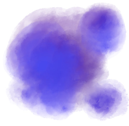 Blue purple watercolor painting spot bubble texture artistic illustration artの写真素材