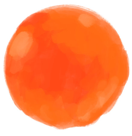 Watercolor wet painting colour blending bubble circle sphere brush texture illustration art backgroundの写真素材