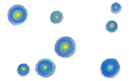 night starry sky element stars moon cloud watercolor painting artistic texture artの写真素材