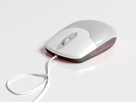 Silver mouseの写真素材