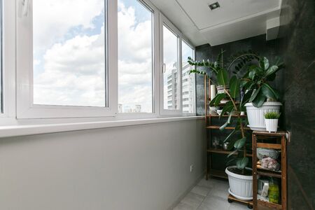 view from the balcony of the apartment building