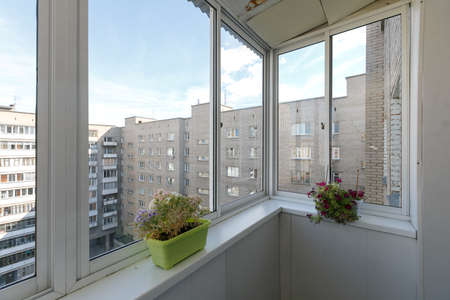 view from the balcony of the apartment building