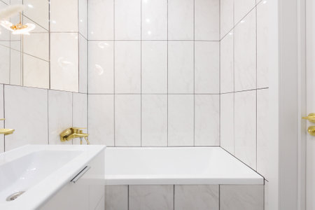 modern bathroom room with toilet and washing machine