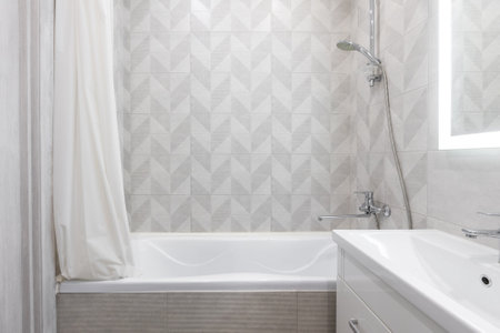modern bathroom room with toilet and washing machine
