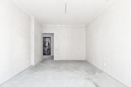 new apartment without finishingの写真素材