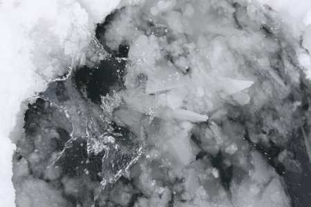 Ice texture. Natural background. Ice texture. Ice texture. Ice texture.の写真素材