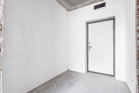 interior of the apartment in gray colors