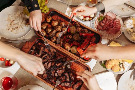meat plate for a big company