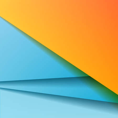 Background with blue paper layersのイラスト素材