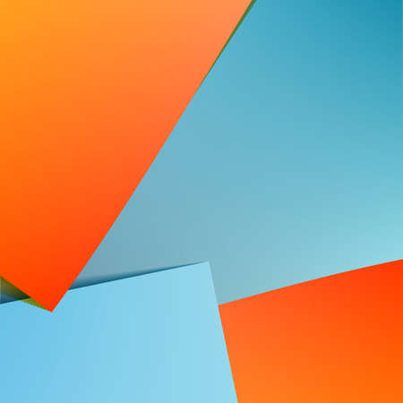 Background with blue paper layers
