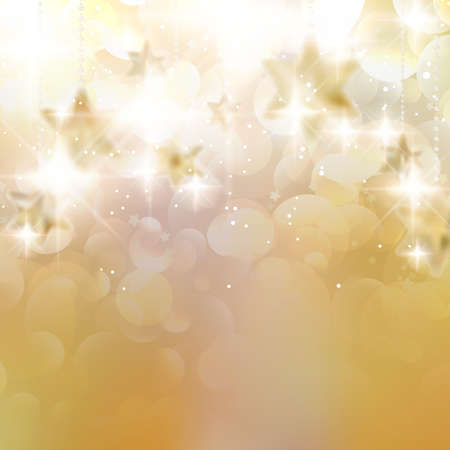 Abstract Christmas bokeh light. EPS10のイラスト素材